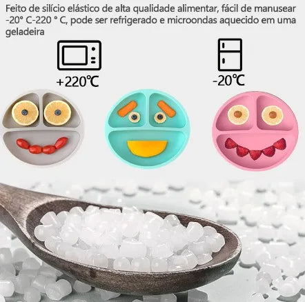 Kit de Alimentação para Bebês - Silicone 8 Peças