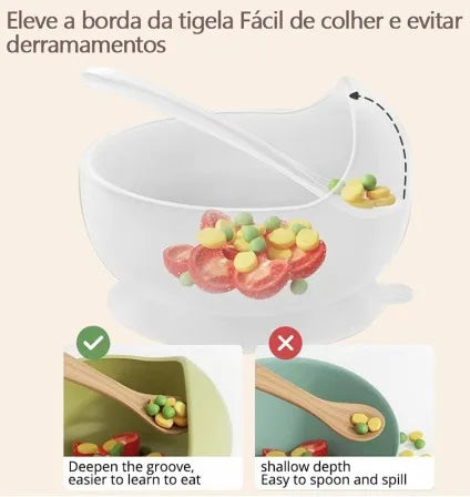 Kit de Alimentação para Bebês - Silicone 8 Peças